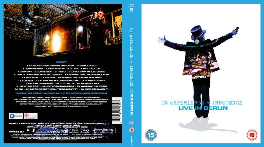 U2start.com | Innocence and Experience Tour CD/DVD Covers